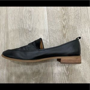 Susina black leather loafers
